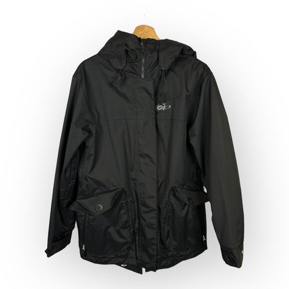 Nike 6.0 Womens size Medium Kesak Snowboarding Skiing Jacket Nylon Black 384696 - Picture 2 of 14